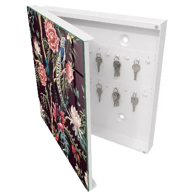 Key cabinet Flowers and birds
