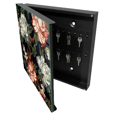 Key cabinet Flowers of nature