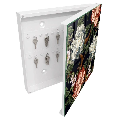 Key cabinet Flowers of nature