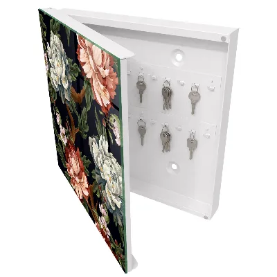 Key cabinet Flowers of nature