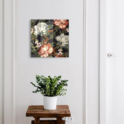 Key cabinet Flowers of nature