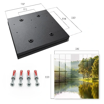 Key box for wall Green landscape