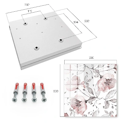 Key cabinet Romantic pattern