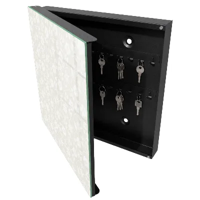 Key box for wall Floral pattern