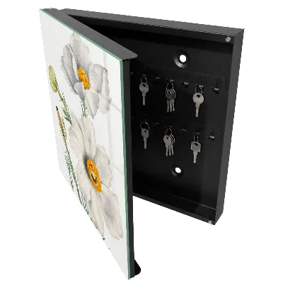 Wall mounted key box Flowers nature