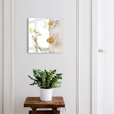 Wall mounted key box Flowers nature