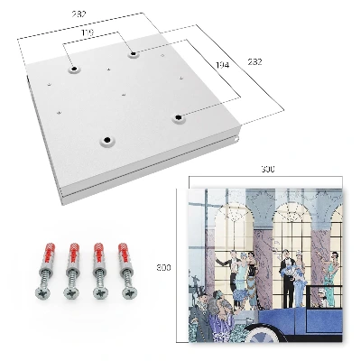 Key cabinet Blue party