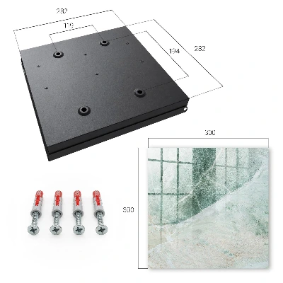 Wall mounted key box marble elegance design