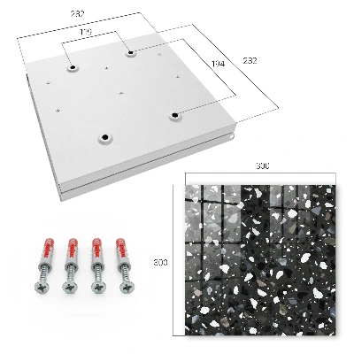 Wall mounted key box Stylish mosaic