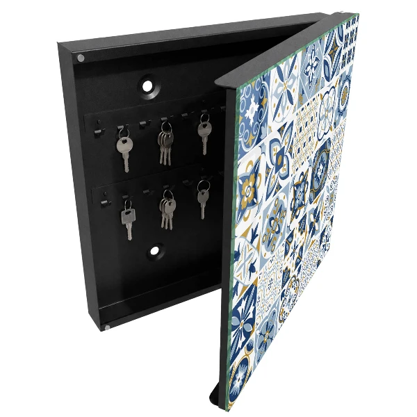 Key box for wall Colorful tiles