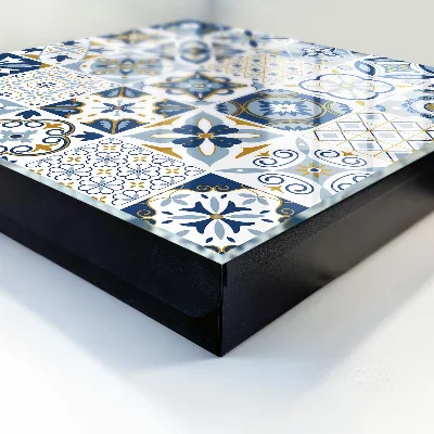 Key box for wall Colorful tiles