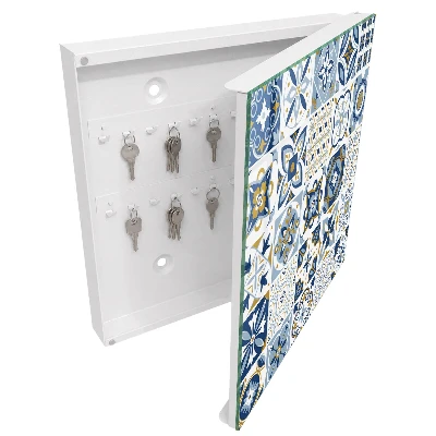 Key box for wall Colorful tiles