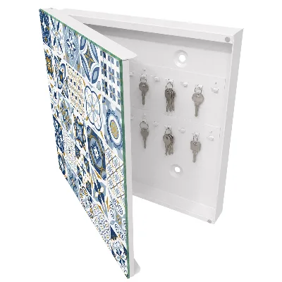 Key box for wall Colorful tiles