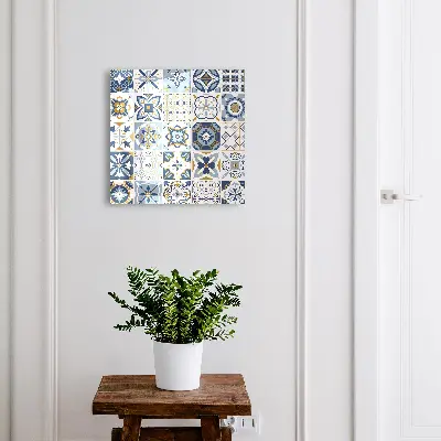 Key box for wall Colorful tiles