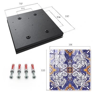 Wall mounted key box Plant ornament