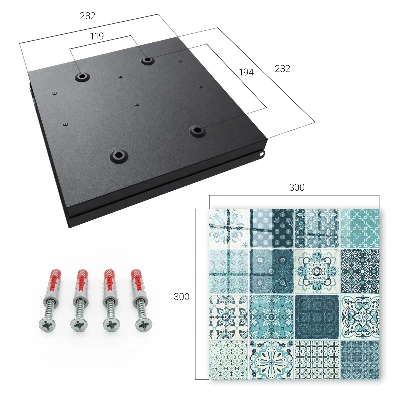 Key cabinet Retro mosaic