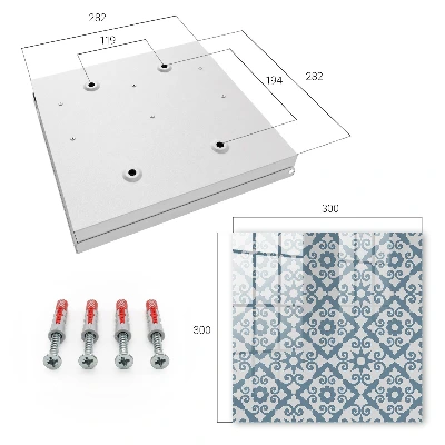 Key cabinet Geometric elegance