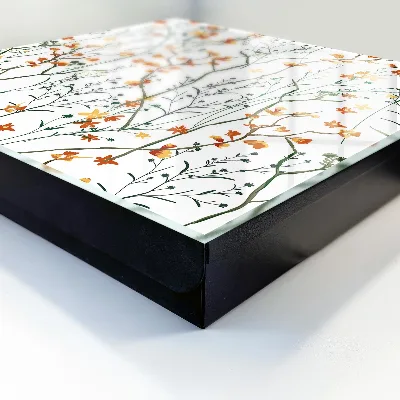 Key box for wall Floral pattern