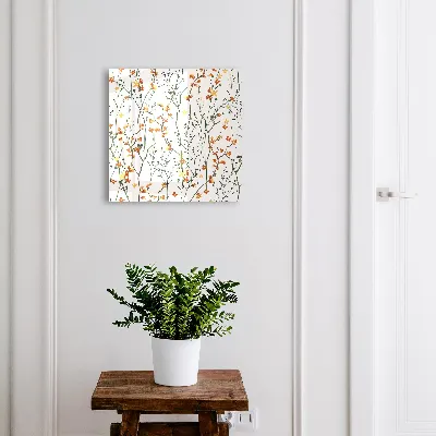 Key box for wall Floral pattern
