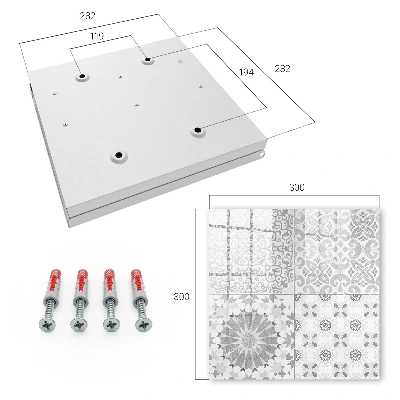 Key cabinet Geometric patterns