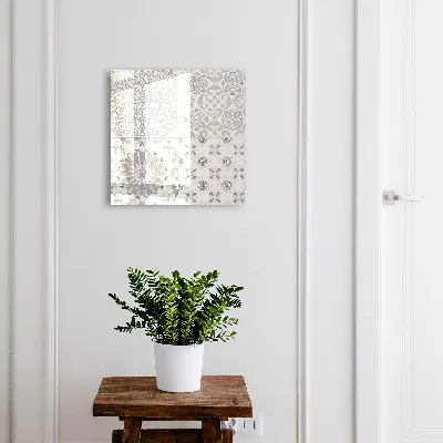 Key cabinet Geometric patterns