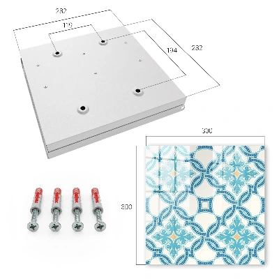 Wall mounted key box Decorative mosaic