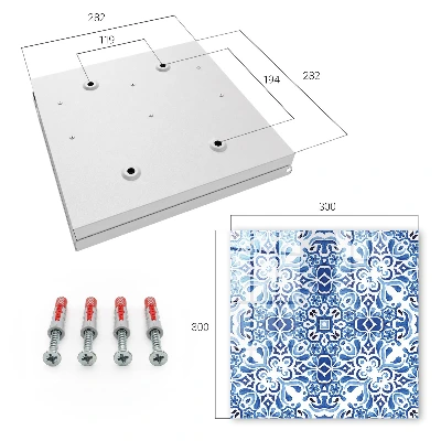 Key box for wall Tile ornaments