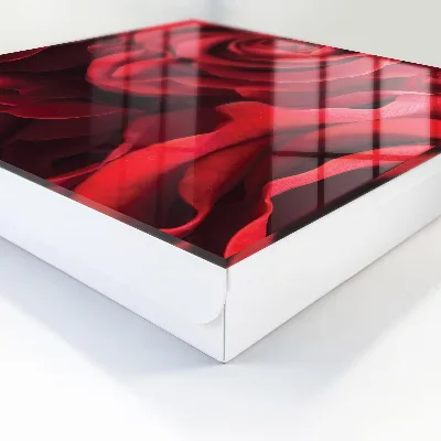 Wall mounted key box Red roses