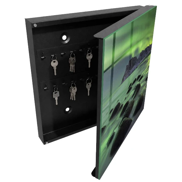 Key cabinet Northern lights