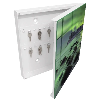 Key cabinet Northern lights