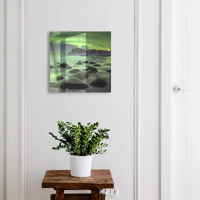 Key cabinet Northern lights