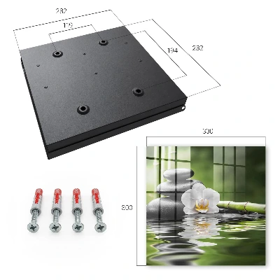 Key box for wall Zen orchid
