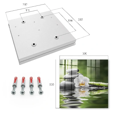 Key box for wall Zen orchid