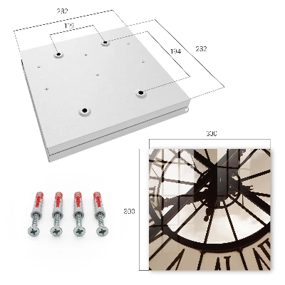 Wall mounted key box Industrial elegance