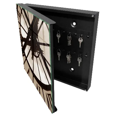 Wall mounted key box Industrial elegance