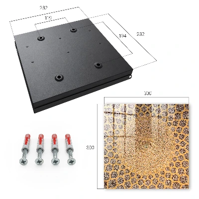 Key box for wall Geometric ornament