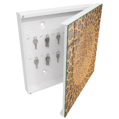 Key box for wall Geometric ornament