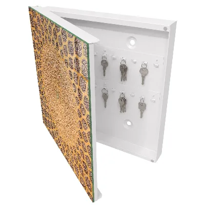 Key box for wall Geometric ornament