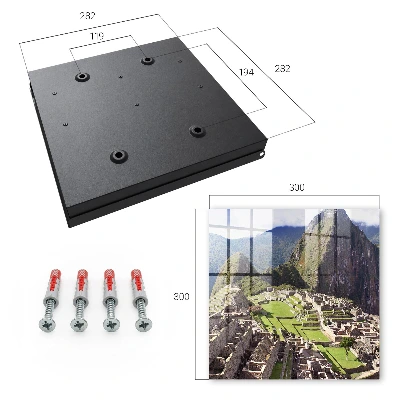 Wall mounted key box Mountain town