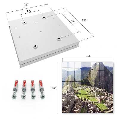 Wall mounted key box Mountain town