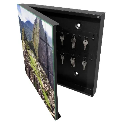 Wall mounted key box Mountain town
