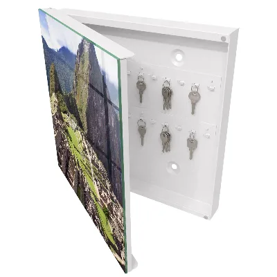 Wall mounted key box Mountain town
