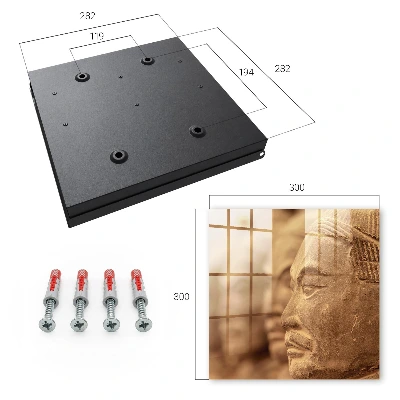 Key box for wall Historical sculpture