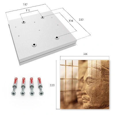 Key box for wall Historical sculpture