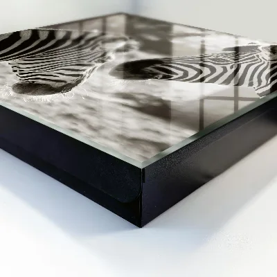 Wall mounted key box Zebras together