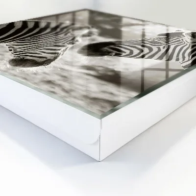 Wall mounted key box Zebras together