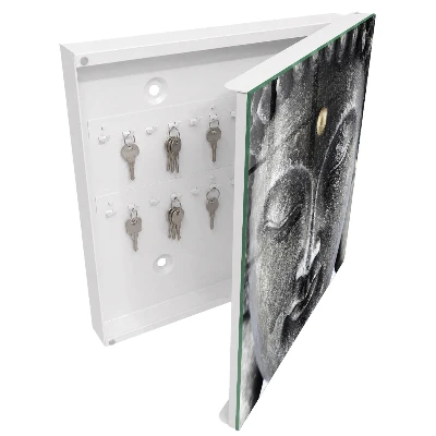 Wall mounted key box Zen portrait