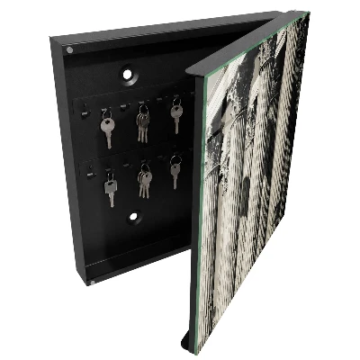 Wall mounted key box Antique columns
