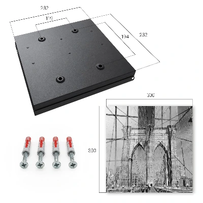 Wall mounted key box Iconic bridge