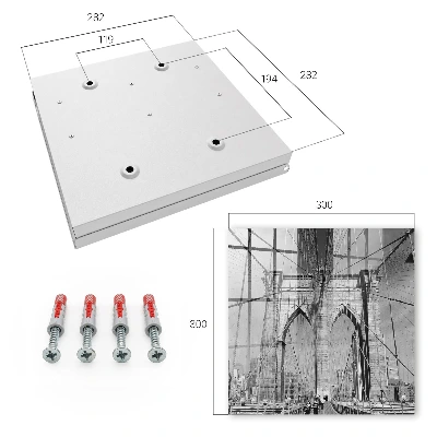 Wall mounted key box Iconic bridge